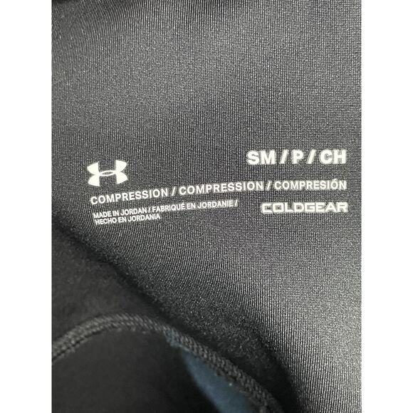 Under Armour Leggings Womens Small Black ColdGear Compression Leggings 1344527 - Picture 6 of 8